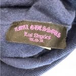 Amal Guessos | S |100% Cashmere Sleeveless Tank Top Knit Spider Web Bling Blue Photo 4