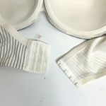 Cacique  NWT Modern Lightly‎ Lined Balconette Bra Size 46C Stripe Black Lace Photo 4