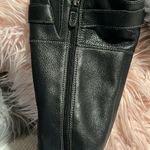 Joan & David Joan David Circa Leather Black Boots Zip Womens 6 Full Length Winter Photo 8