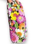 Y2K Vera Bradley Va Va Bloom Purple Quilted Floral Cotton Shoulder Bag Boho90s Photo 3