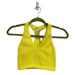 Free People  Yellow Throw Crop Top Sz M Photo 1