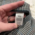 Talbots  10 Houndstooth Signature Dress Pants Straight Leg White Black Blue EUC Photo 7