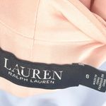 Ralph Lauren Lauren Georgette Halter Sleeveless Midi Dress V-Neck Pink Size 6 Photo 9