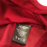 Haute Monde 2000s Romantic Burgundy Red mesh bodysuit floral embroidery appliqué-XL Measurement in pics Photo 3