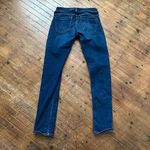 AGOLDE  dark wash distressed stretchy Chloe low rise 24 jeans Photo 7