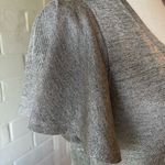 Catherine Malandrino blouse short flutter sleeves metallic finish size M Photo 5