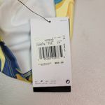 Nike  Yellow and Blue Crop Sports Bra Photo 4