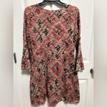 Maeve  Multicolor Patterned Long Sleeve Dress Photo 6