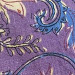 J. Jill Linen Sleeveless Floral Dress w Pockets Purple Medium LARGE Photo 13