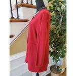 Style and Co Babydoll Sweater Berry Punch Size 1X Red Photo 3