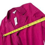 Bar III NEW  Pink and Black Long Sleeve Collared Bodysuit Party Career Chic S Photo 7