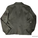 Ellen Tracy | Linda Allard 100% Wool Suit Blazer Gray Size 8 Photo 1