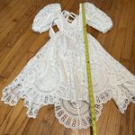 Zimmermann White Cutout Broderie Anglaise Linen Mini Dress 0P (4P equivalent) Photo 12