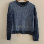 Tibi  Crewneck Blue Colorblock Knit Pullover Sweater Women’s Size Small Photo 0