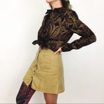 CHAPS NWOT Paisley Button-Front No-Iron Blouse | Size M Photo 3