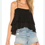 Aqua Green Elegant Black Women's Flounce 3 laters adjustable spaghetti straps large built i Photo 8