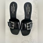 Vintage Couture Donald J Pliner Stiletto HEELS WITH BUCKLE size 9.5 Black Photo 1