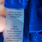 Josephine Chaus Chaus S Lapis Blue Silver Sparkle Tunic Top Photo 2