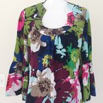 Trina Turk Bonita Dress Silk Floral Women's Size 2 Photo 2
