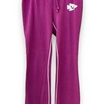 True Religion Y2K soft wide leg sweatpants, pull up elastic waist, magenta L Photo 0