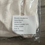 L'Academie  adira top in ivory Photo 2