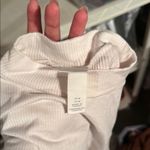 H&M  Cream Ribbed Turtleneck long sleeve Photo 3