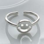 Boutique Sterling Silver Smiley Face Ring  Photo 1