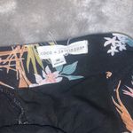 Size XS Coco + Jaimeson Black Floral Sundress Lace Up Front Low Back Shark Bite Photo 3