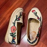 Gucci | Embroidered Leather Espadrilles Floral 36 Cream Photo 3