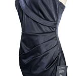 Lulus Women's Dress Sz M New Little Black Mini One Shoulder Night‎ Out Cocktail Size M Photo 8
