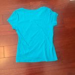 Tommy Hilfiger Aqua V-Neck Tee Photo 3