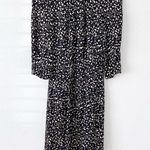 Ba&sh Edmee Robe Midi Dress in Noir Photo 2