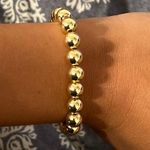 BaubleBar NWOT Gold Beaded Bracelet Photo 0