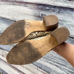 Modern Vice New York Leather Snake Print Booties Tan Size 8.5 Photo 7