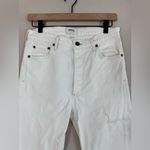 AGOLDE  Nico High Rise Slim Jeans in White size 28 $168 Photo 4