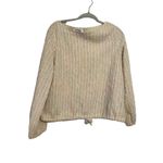 C'Mom vintage 1980s cream‎ and pastel striped sweater blouse White Size M Photo 1