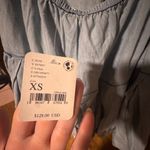 Free People  Light Blue Backless Dress Photo 2