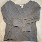 Bozzolo AS SEEN ON TIKTOK - Grey Long Sleeve Crop Top Photo 0