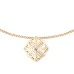 Kendra Scott Madison Rose Gold Necklace Pendant Square Charm Photo 6