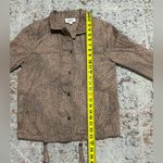 BKE  Buckle lightweight cheetah animal print jacket size XS tan brown Photo 7