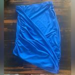 superdown Jules Drape Mini Skirt in Blue Photo 5