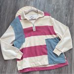 Urban Outfitters ‎ outfitters BDG saylor spliced quarter zip sweatshirt Photo 2