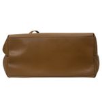 Madewell Medium Essentials Leather East West Tote Bag Carved Wood Tan Photo 7