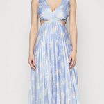 Abercrombie & Fitch Abercrombie Giselle Pleated Cut-Out Maxi Dress Photo 0