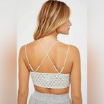 Free People FP One Adella Bralette Cropped Top Smocked Embroidered XS 282358 Photo 1