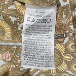 Pendleton Medallion Print Cotton Cropped Trousers Gold Tan Photo 5