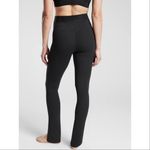 Athleta  Aura Split Pant High Rise Leggings‎ Black Small Yoga Athleisure Photo 3