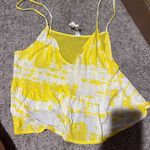 Alo Yoga  yellow and white tank top M Photo 1
