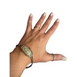 Vintage 1920s GRUEN 14K White Gold Filled Nurse's Watch RUNNING Cartouche Ladies Silver Photo 6