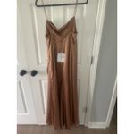 Fame and Partners NWT  x Free People The Rosabel Maxi‎ Dress in Bronze Size 8 Photo 7